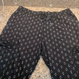 Old navy rayon drawstring cargo pants